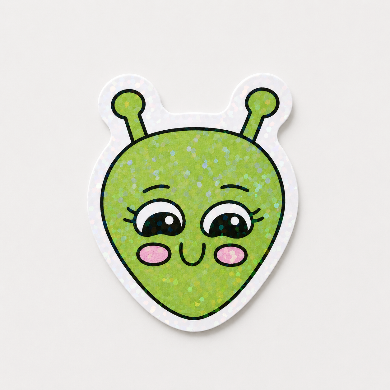 Alien Cutie Holographic Sticker