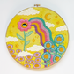 Retro Cosmic Embroidery Hoop Wall Hanging