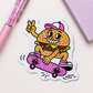 Hamburger Cutie Holographic Sticker