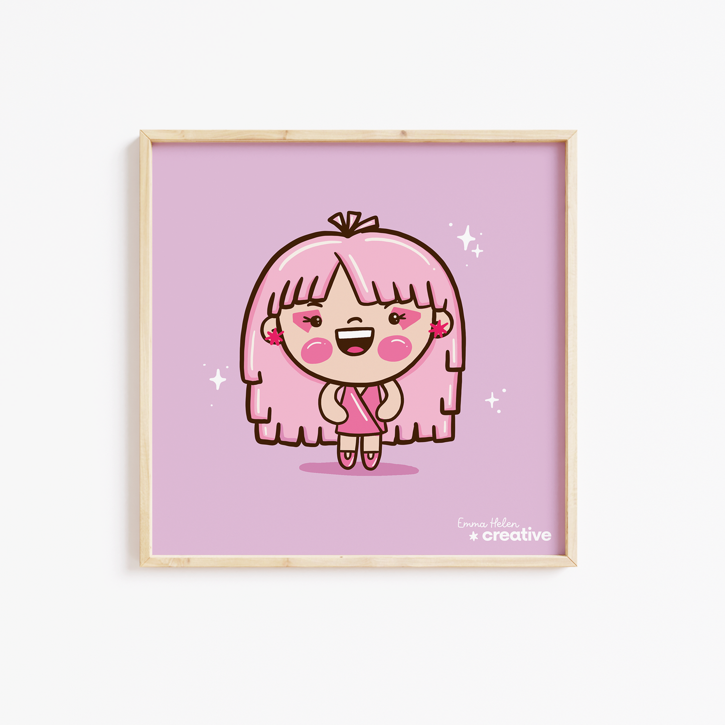 Jem Kawaii Art Print