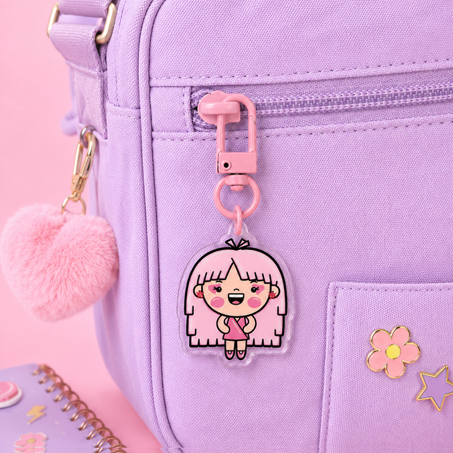 Jem Acrylic Key Chain