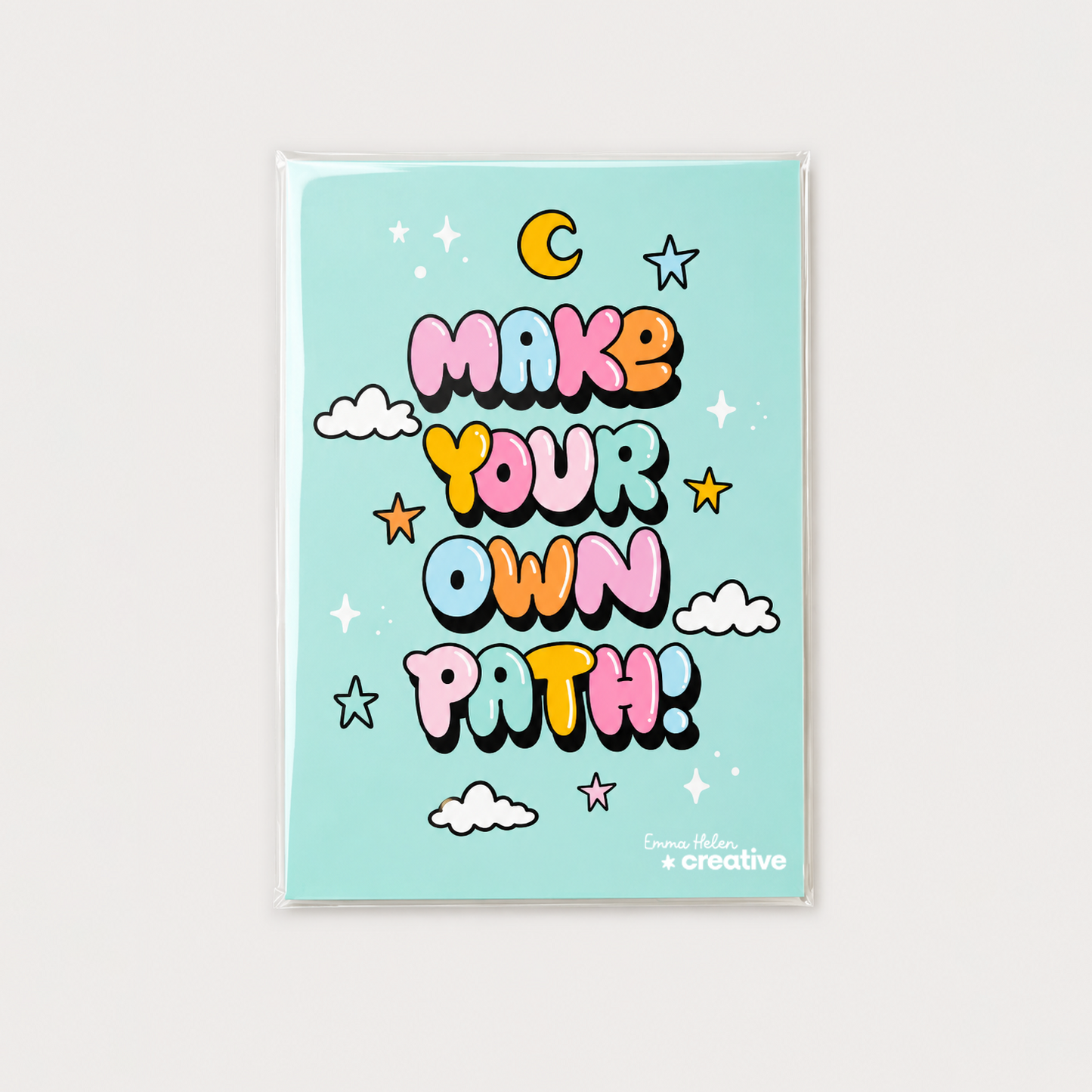 Make Your Own Path Art Print
