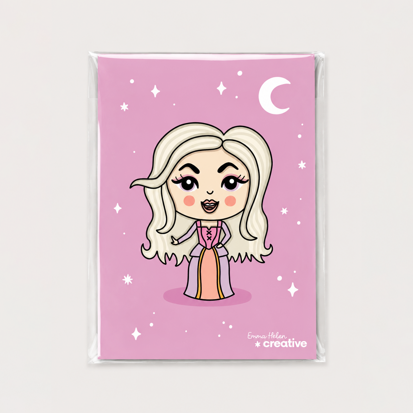 Kawaii Witch Art Print