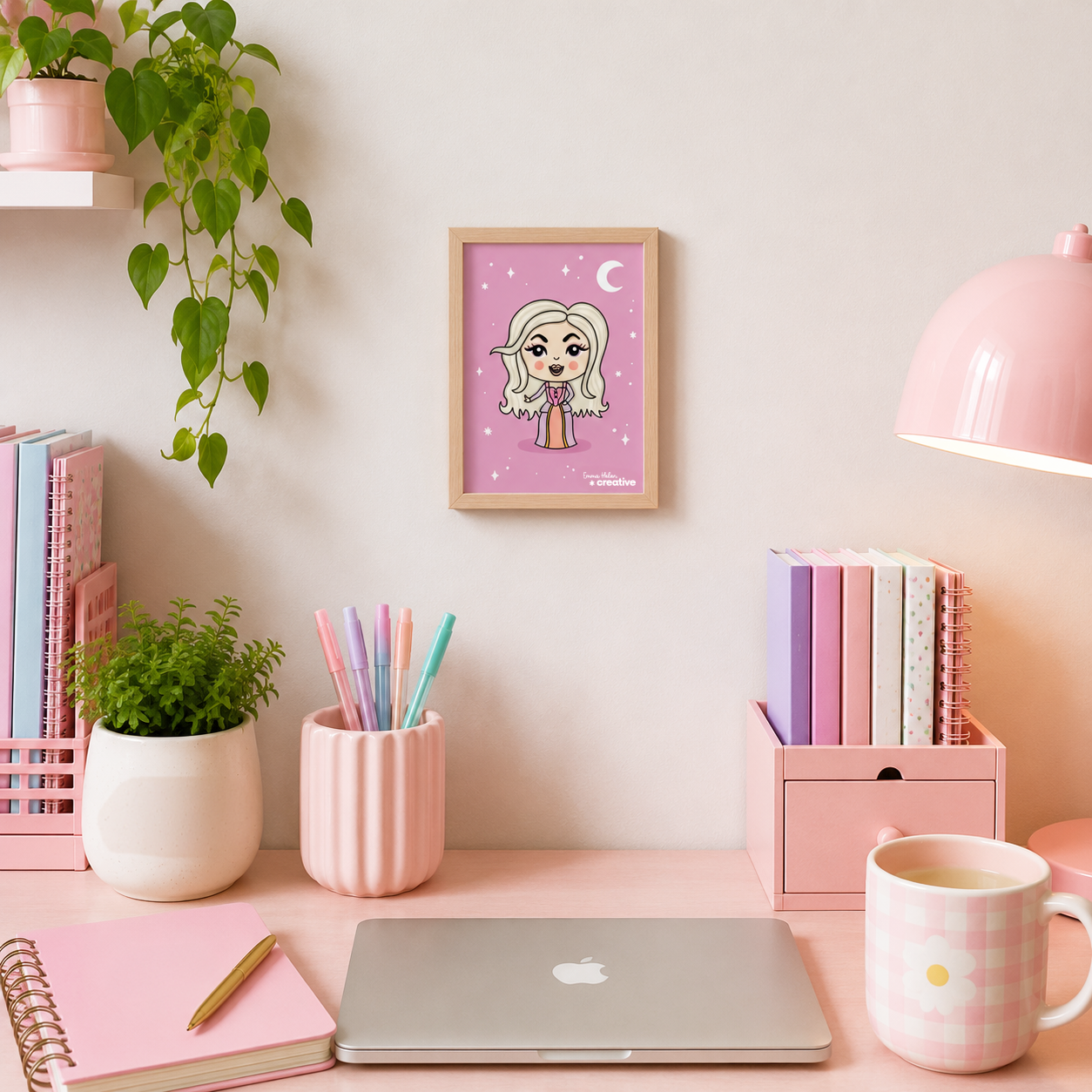 Kawaii Witch Art Print