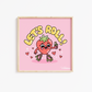 Strawberry Skater Art Print